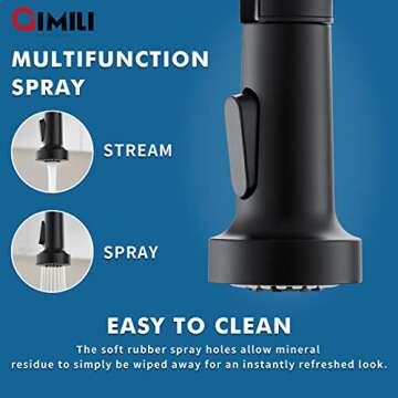 GIMILI Touchless Kitchen Faucet with Pull Down Sprayer