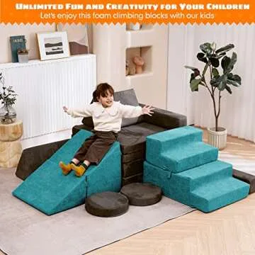 Safe Indoor Toddler Climbing Toys Soft Foam Playset