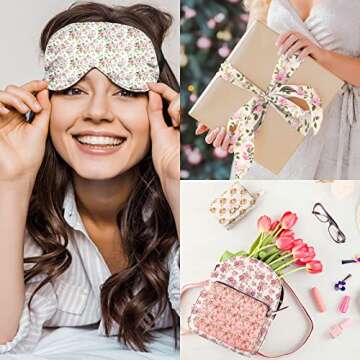 Whaline 12Pcs Spring Cotton Fabric Bundles 18 x 22 Inch Floral Quilting Fabric Patchwork Flower Pattern Precut Fat Quarters for Spring Birthday Sewing DIY Crafts Handmade Clothing