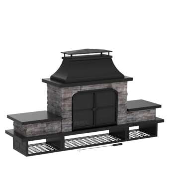Stylish Sunjoy Outdoor Fireplace for Cozy Gatherings