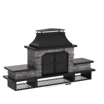 Stylish Sunjoy Outdoor Fireplace for Cozy Gatherings