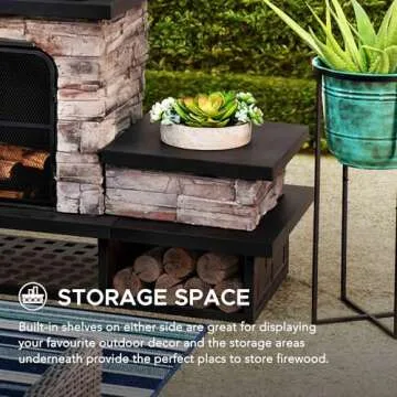 Stylish Sunjoy Outdoor Fireplace for Cozy Gatherings