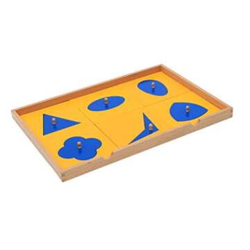 Adena Montessori Geometric Puzzle Geometric Cabinet Montessori Sensorial Materials Educational Tools Preschool Equipment