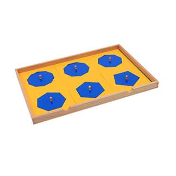 Adena Montessori Geometric Puzzle Geometric Cabinet Montessori Sensorial Materials Educational Tools Preschool Equipment