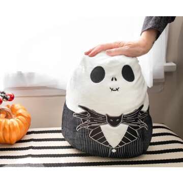 Jack Skellington Squishmallow 12-Inch Plush - Disney Toy