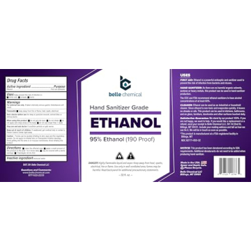 High-Quality Ethanol for Safe Hand Sanitizer Production
