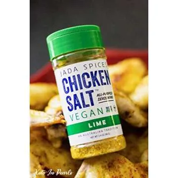 JADA Spices Chicken Salt Spice and Seasoning Set - Pack of 5 Seasonings - Vegan, Keto & Paleo Friendly - Perfect for Cooking, BBQ, Grilling, Rubs, Popcorn and more - Preservative & Additive Free