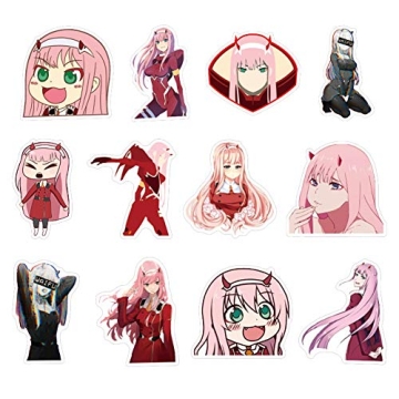 Darling in The FRANXX Sticker Pack - 50 Waterproof Anime Stickers