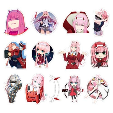 Darling in The FRANXX Sticker Pack - 50 Waterproof Anime Stickers