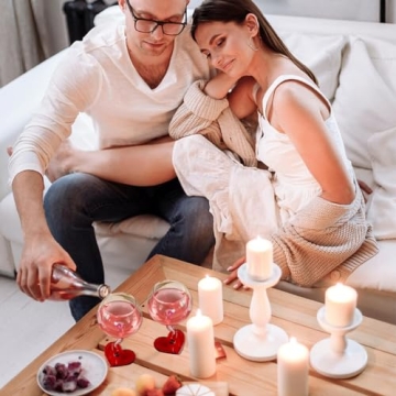 Heart Shaped Crystal Wine Glasses Elegant Lead-Free Goblets