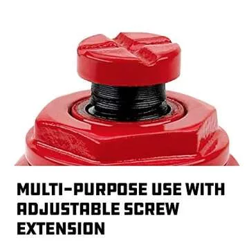 Powerbuilt Heavy Duty 12-Ton Bottle Jack, 24000-Pound Capacity Hydraulic Car Lift, Vehicles, Trucks, Red 647502
