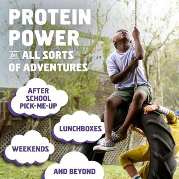 CLIF Kid Zbar Protein - Chocolate Chip - Crispy Whole Grain Snack Bars - Made with Organic Oats - Non-GMO - 5g Protein, 1.27 Oz - 15 Count (Pack of 1)