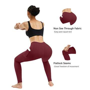 Fengbay High Waist Yoga Pants - 3 Pack Tummy Control Leggings