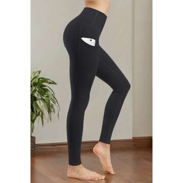 Fengbay High Waist Yoga Pants - 3 Pack Tummy Control Leggings