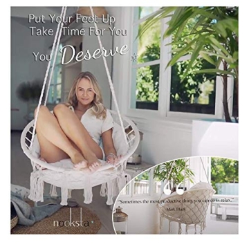 NOOKSTA Hammock Chair - Ultimate Comfort Hanging Chairs