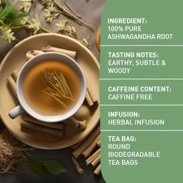 Ashwagandha Tea Bags - 100% Pure & Eco-Friendly