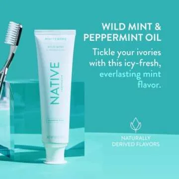 Native Toothpaste with Natural Ingredients for Whitening Teeth
