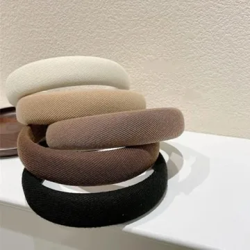 Stylish Padded Headbands for Women - 5pc Set