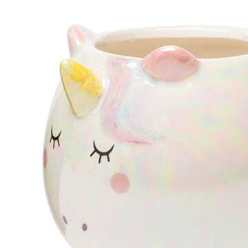 Amici Home Unicorn Coffee Mug | Coffee, Latte, Tea, and Hot Chocolate Cup | Cute Ceramic Mug for Coffee Drinkers | Large Coffee Mug | 20 Ounce Capacity