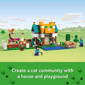 LEGO Minecraft The Crafting Box 4.0 21249 Building Toy Set, Custom-Build Playset Featuring Classic Bricks, Figures and Game Accessories, Model Guides Spark Creativity for 8 Year Old Kids