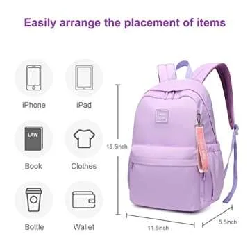 Stylish Waterproof Kids Backpack for School & Travel