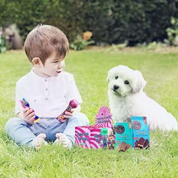 Happiness USA 50 Pack Pop Rock Candy with Dip Lollipops Individually Wrapped | All Natural Dye Free Suckers & Strawberry Candy Rocks No Artificial Colors or Flavors | Non Dairy Birthday Party Favors