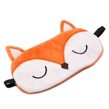 Cute Fox Sleep Masks for Kids Adults Soft Comfortable Travel