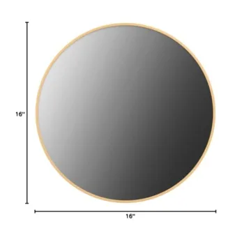FANYUSHOW Round Mirror with Gold Frame for Any Room