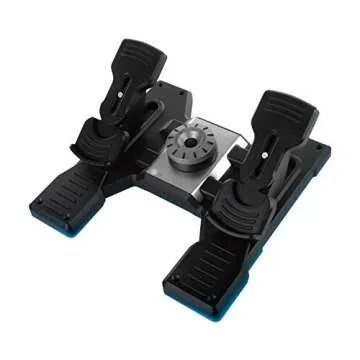 Logitech G Pro Flight Rudder Pedals - Realistic Control