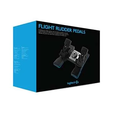 Logitech G Pro Flight Rudder Pedals - Realistic Control