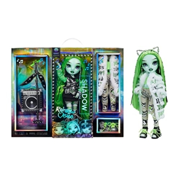 Rainbow Vision Shadow High Neon Shadow - Harley Limestone (Neon Green) Posable Fashion Doll with 2 O...