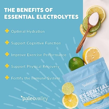 Paleovalley Essential Electrolytes Powder for Hydration and Energy