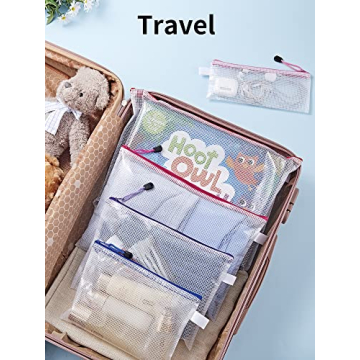 Organize with JARLINK 27 Pack Mesh Zipper Pouches