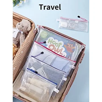 Organize with JARLINK 27 Pack Mesh Zipper Pouches