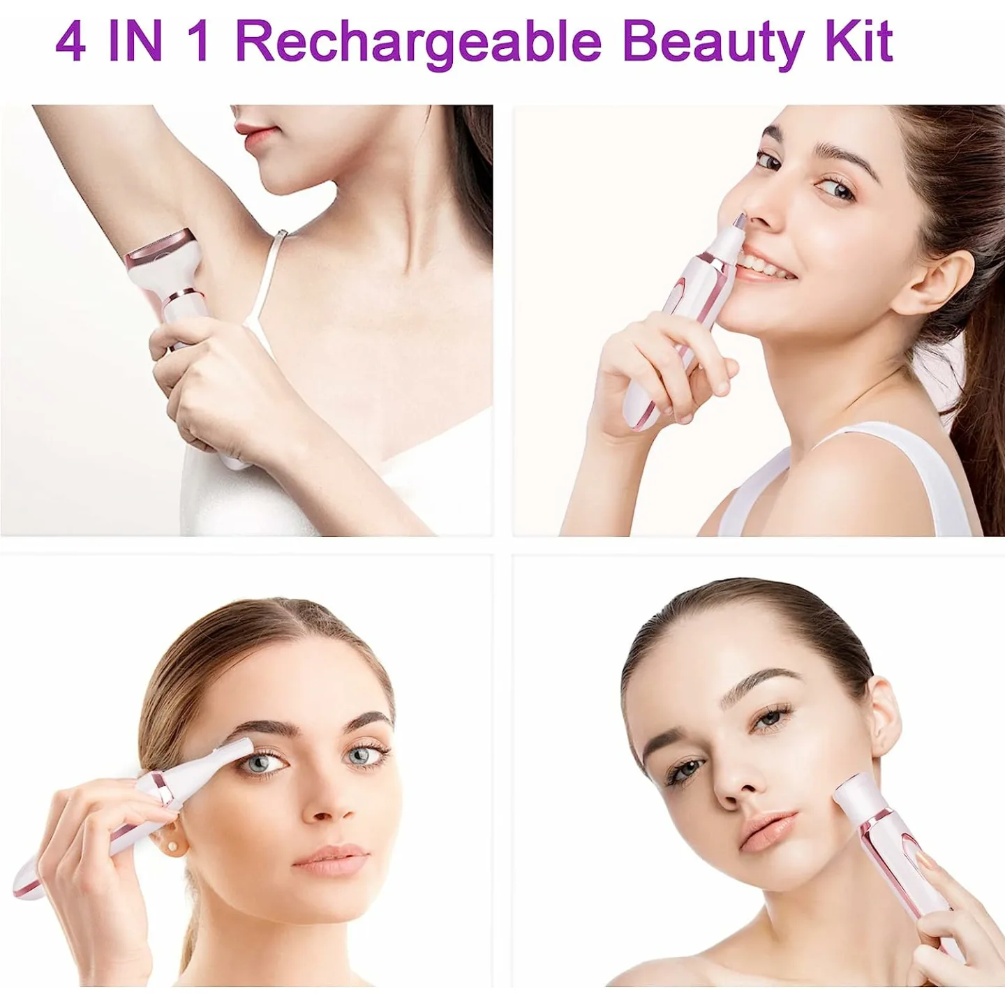 4-in-1 MHSY Electric Razor for Women - Painless Shaving