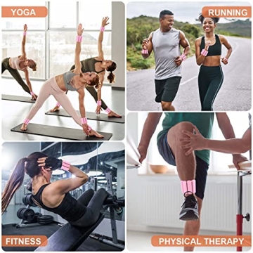 66FIT Adjustable Ankle Weights for All Fitness Levels