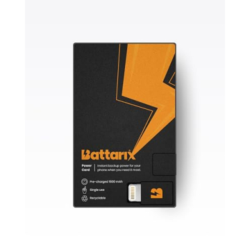 BATTARIX Power Card - Emergency Charger for Phones