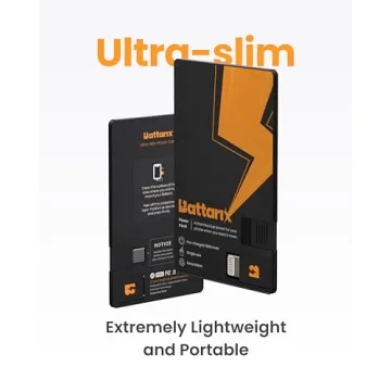 BATTARIX Power Card - Emergency Charger for Phones