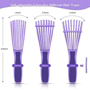 Premium Detangling Brush Set for Natural Curly Hair