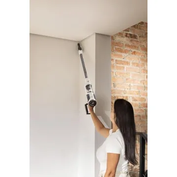 Shark Detect Clean & Empty Auto-Empty System - Lightweight Cordless Vacuum Cleaner with HEPA Filter, Portable Handheld Attachment, Crevice Tool, Ideal Stick Vacuum for Pet Hair, White, IW3511