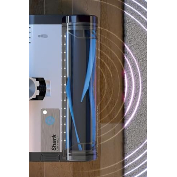 Shark Detect Clean & Empty Auto-Empty System - Lightweight Cordless Vacuum Cleaner with HEPA Filter, Portable Handheld Attachment, Crevice Tool, Ideal Stick Vacuum for Pet Hair, White, IW3511