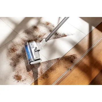 Shark Detect Clean & Empty Auto-Empty System - Lightweight Cordless Vacuum Cleaner with HEPA Filter, Portable Handheld Attachment, Crevice Tool, Ideal Stick Vacuum for Pet Hair, White, IW3511