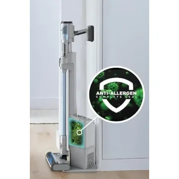 Shark Detect Clean & Empty Auto-Empty System - Lightweight Cordless Vacuum Cleaner with HEPA Filter, Portable Handheld Attachment, Crevice Tool, Ideal Stick Vacuum for Pet Hair, White, IW3511