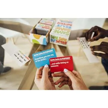 WHAT DO YOU MEME? Same Same But Different - The Party Game of Double Entendres – Adult Card Games for Game Night