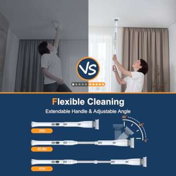 LABIGO Electric Spin Scrubber with Adjustable Speeds for Cleaning