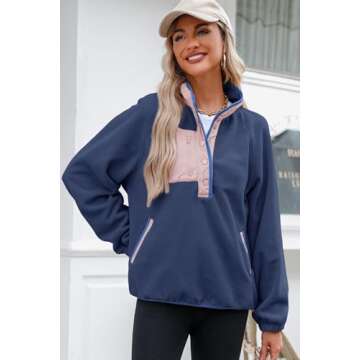 Dokotoo Winter Oversized Sweatshirt for Women Cozy Style