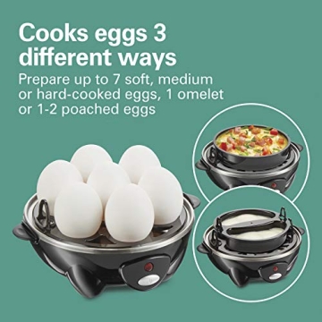 Hamilton Beach 3-in-1 Egg Cooker for Perfect Breakfasts