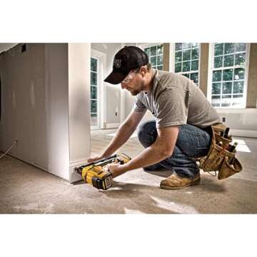 Cordless DEWALT Finish Nailer for Efficient Projects
