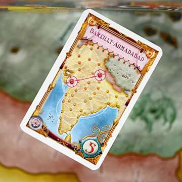 Ticket to Ride India + Switzerland Board Game EXPANSION - Expand Your Railway Adventures! Fun Family...