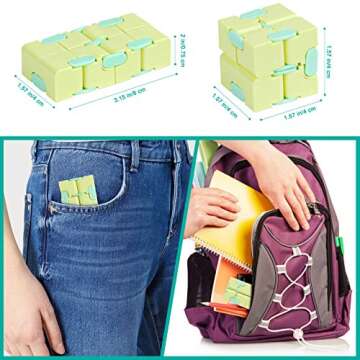 Infinitycube Fidget Toy for Stress Relief and Fun